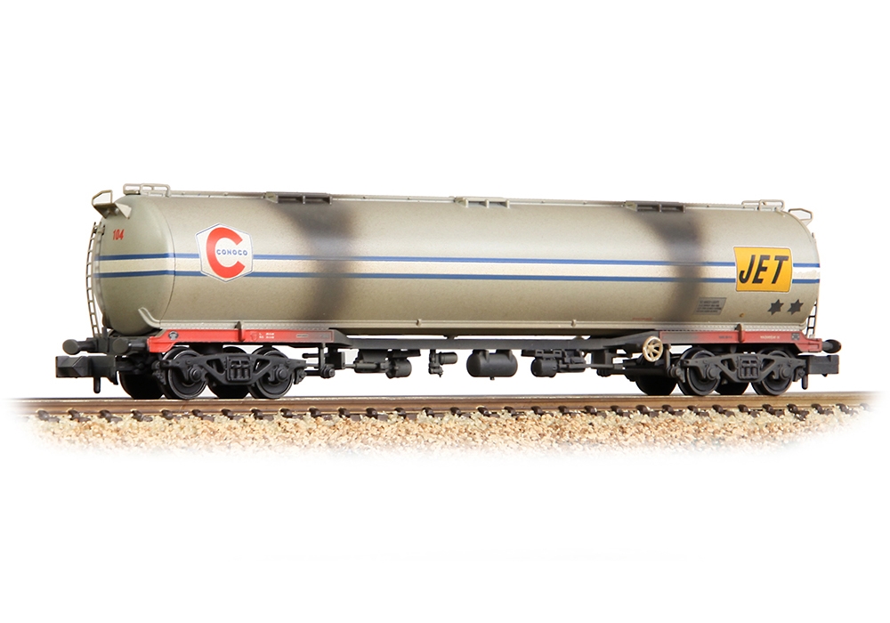 Bachmann Europe plc - BR 102T TEA Bogie Tank Wagon 'Conoco/Jet' Grey [W]